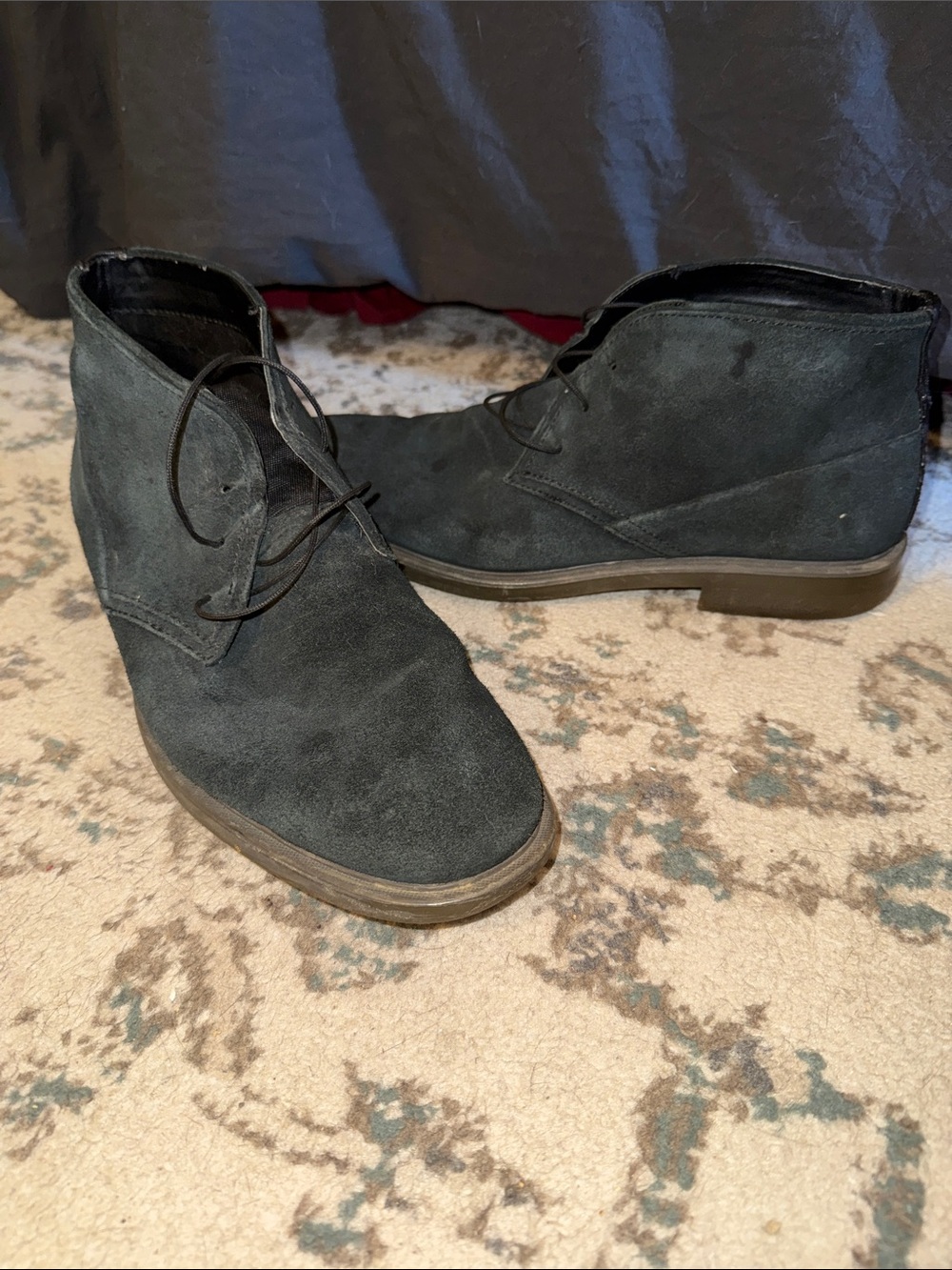Calvin Klein Black Suede Chukka Boots